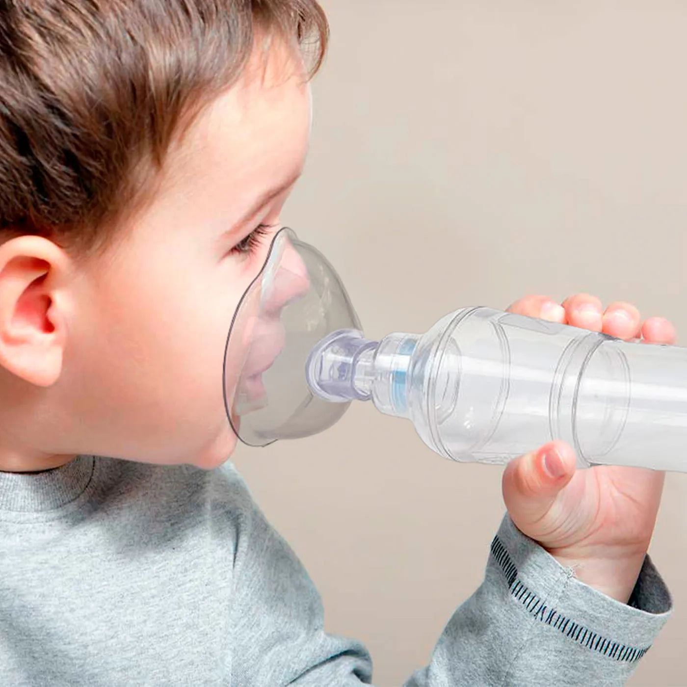 Aerocámara A2A Plegable Pediátrica con Mascara - TOPMEDIC