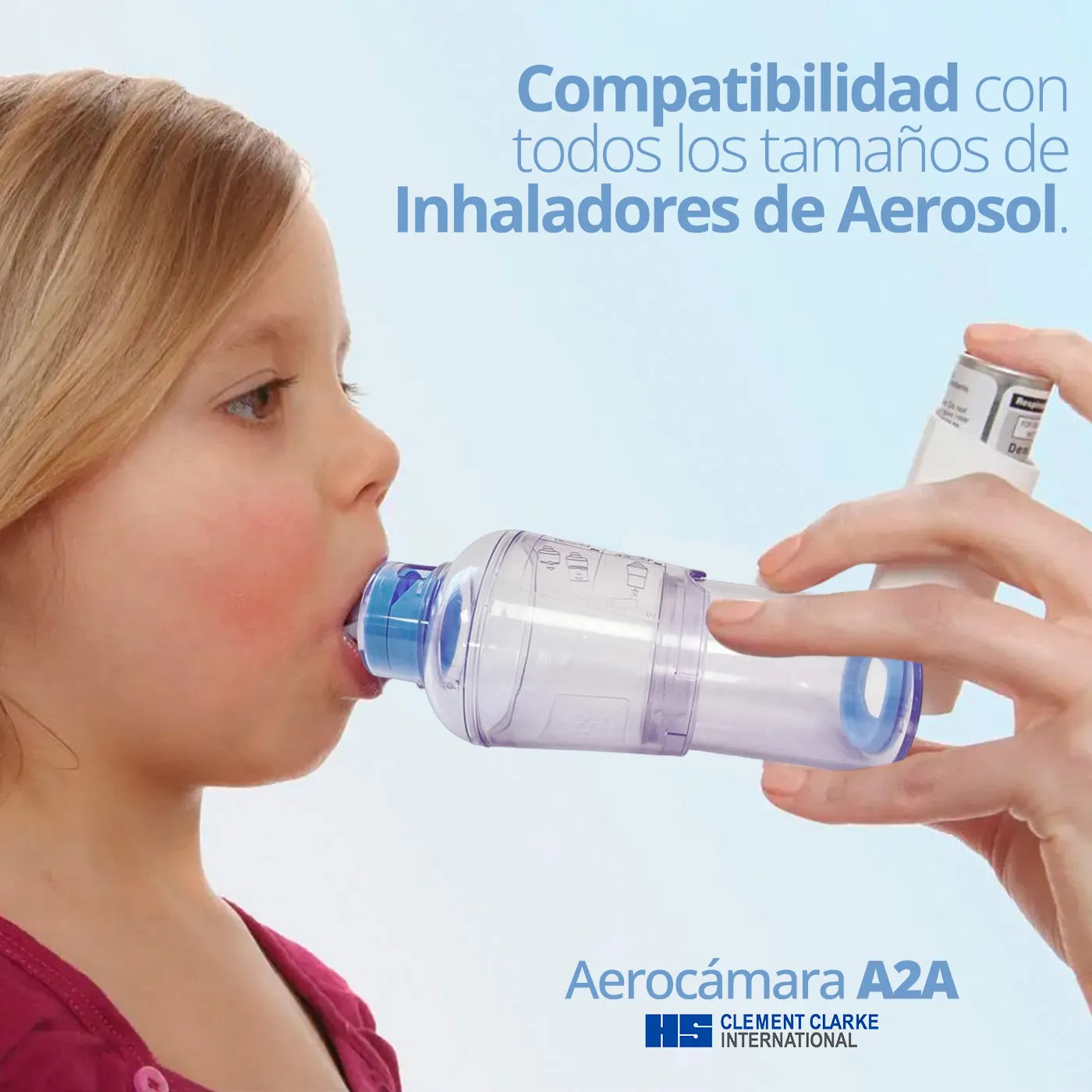 Aerocámara A2A Plegable Pediátrica - TOPMEDIC