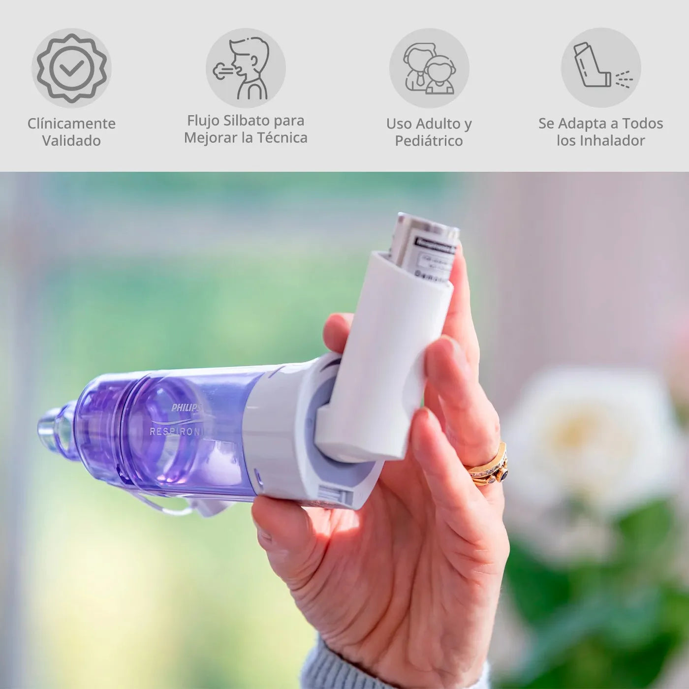 Aerocámara Optichamber con Máscara - TOPMEDIC