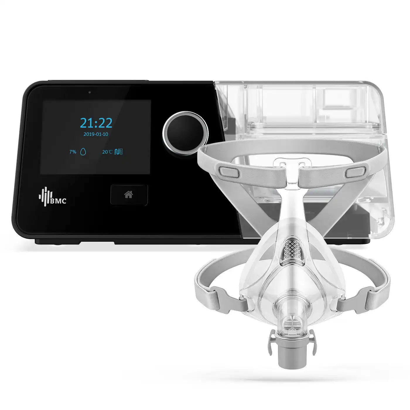 Auto Cpap BMC G3 A20 Con Máscara + Tubo Calefaccionado + Oxímetro