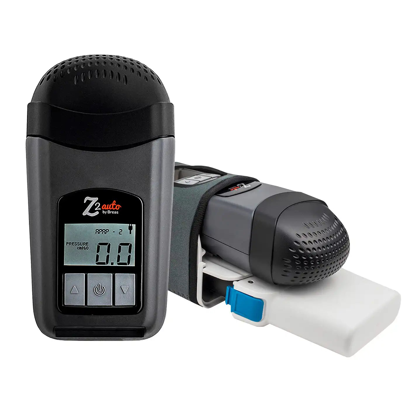 Auto Cpap Portátil Breas Z2 + Batería + Máscara Humidificadora