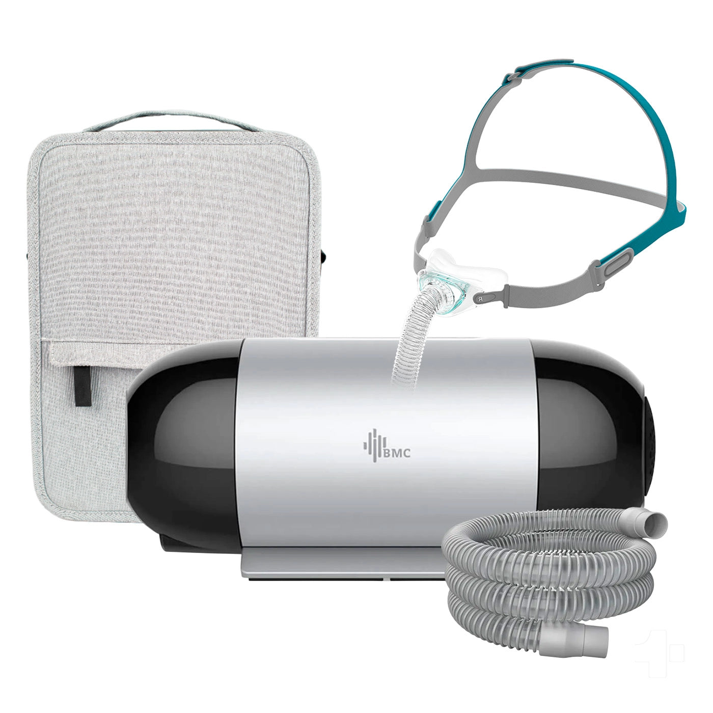 Auto Cpap Portátil BMC M1 Mini con Máscara y Bolso de Viaje