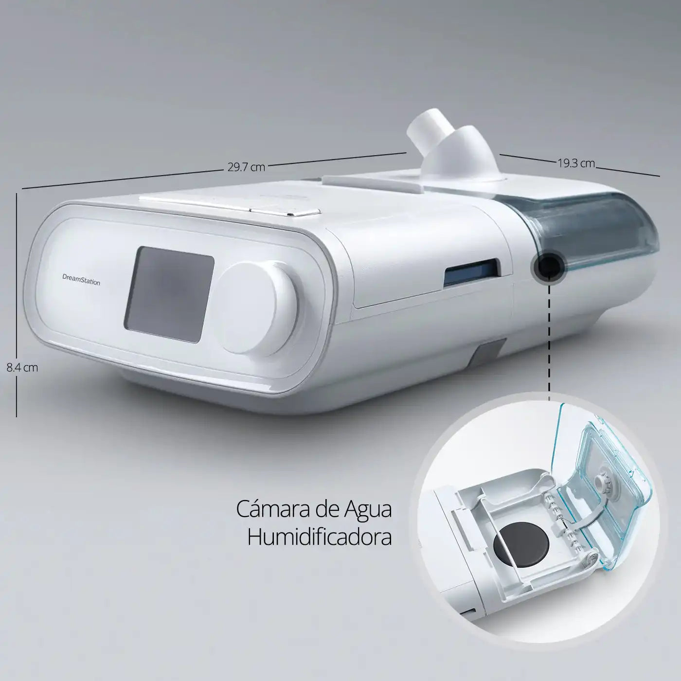 Auto Cpap DreamStation Philips Respironics con Tubo Calefaccionado - TOPMEDIC