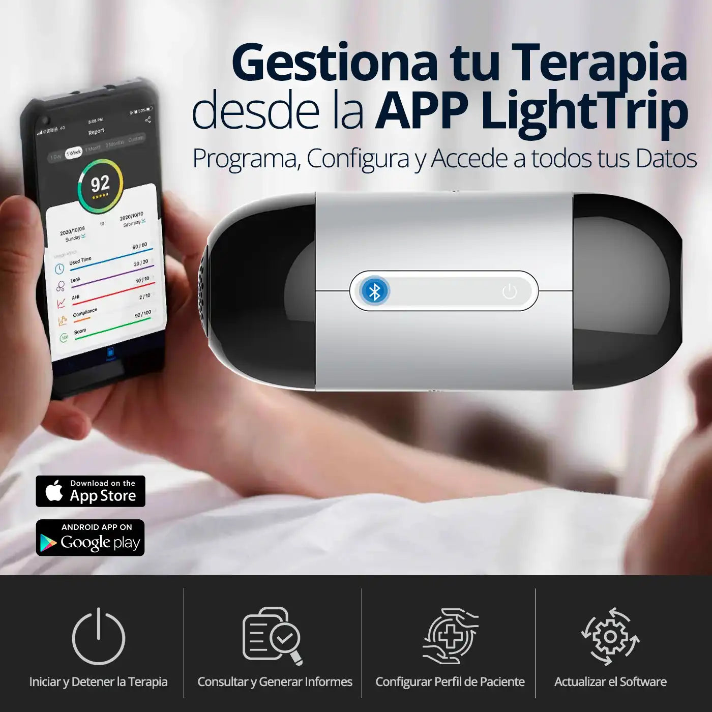 Auto Cpap Portátil BMC M1 Mini + Bateria