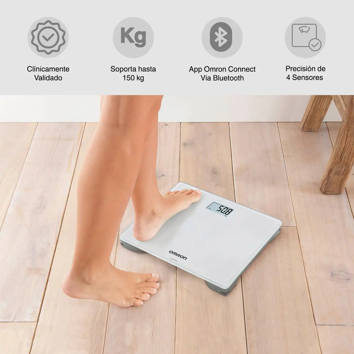 Balanza Digital con Bluetooth Omron HN-300T