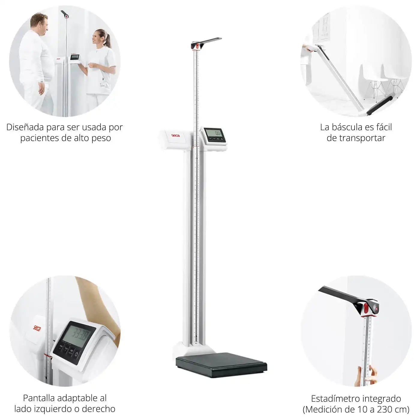 Balanza Seca 777 con Tallímetro Digital - TOPMEDIC