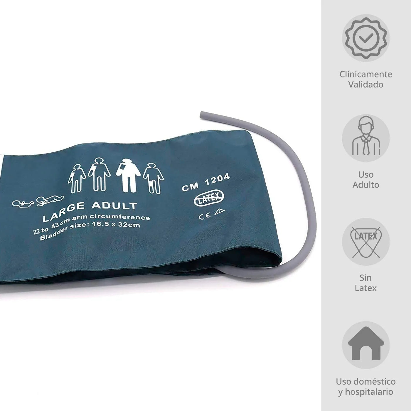 Brazalete Toma Presión Adulto Obeso - TOPMEDIC