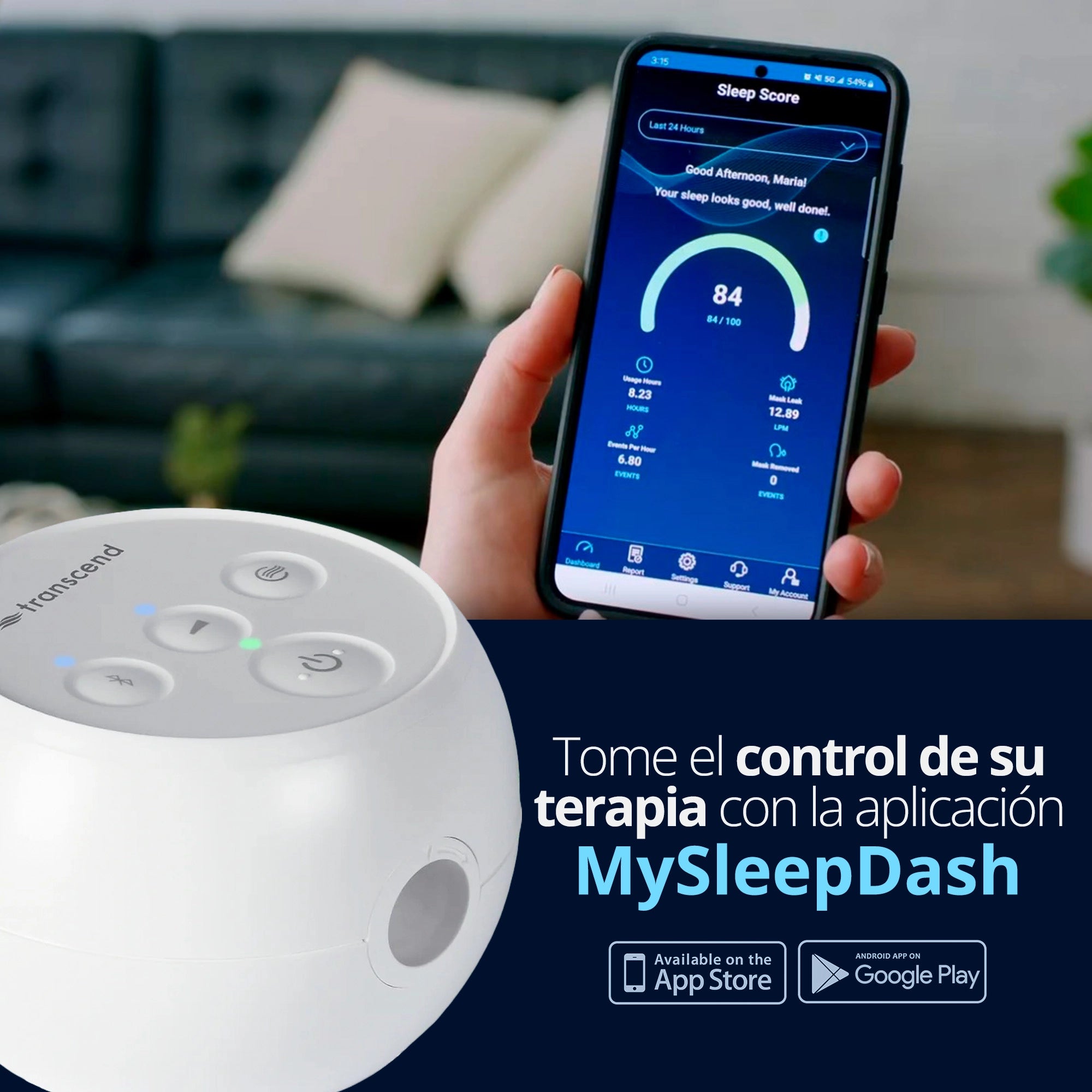 Transcend Micro Auto CPAP - Ligero y compacto, menos de 1 libra