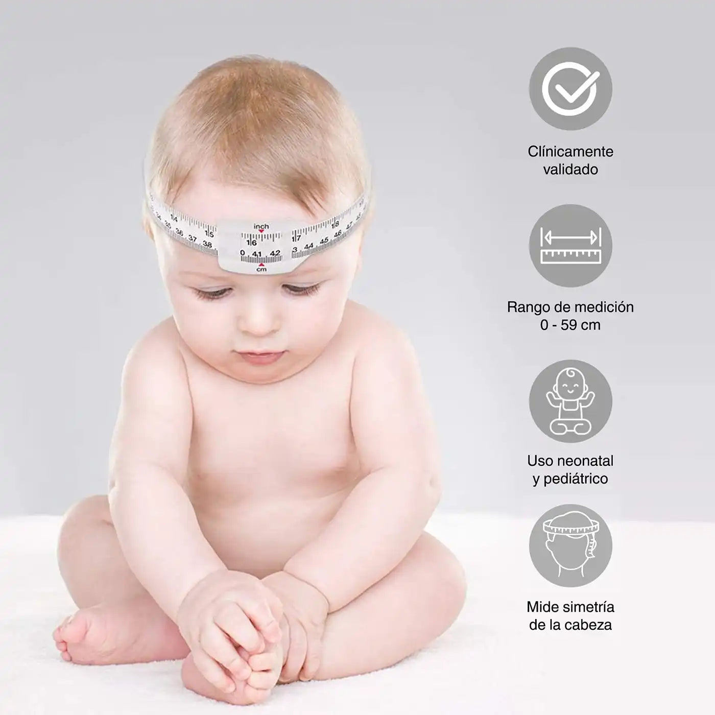 Cinta Métrica Seca 212 Cefálica - TOPMEDIC