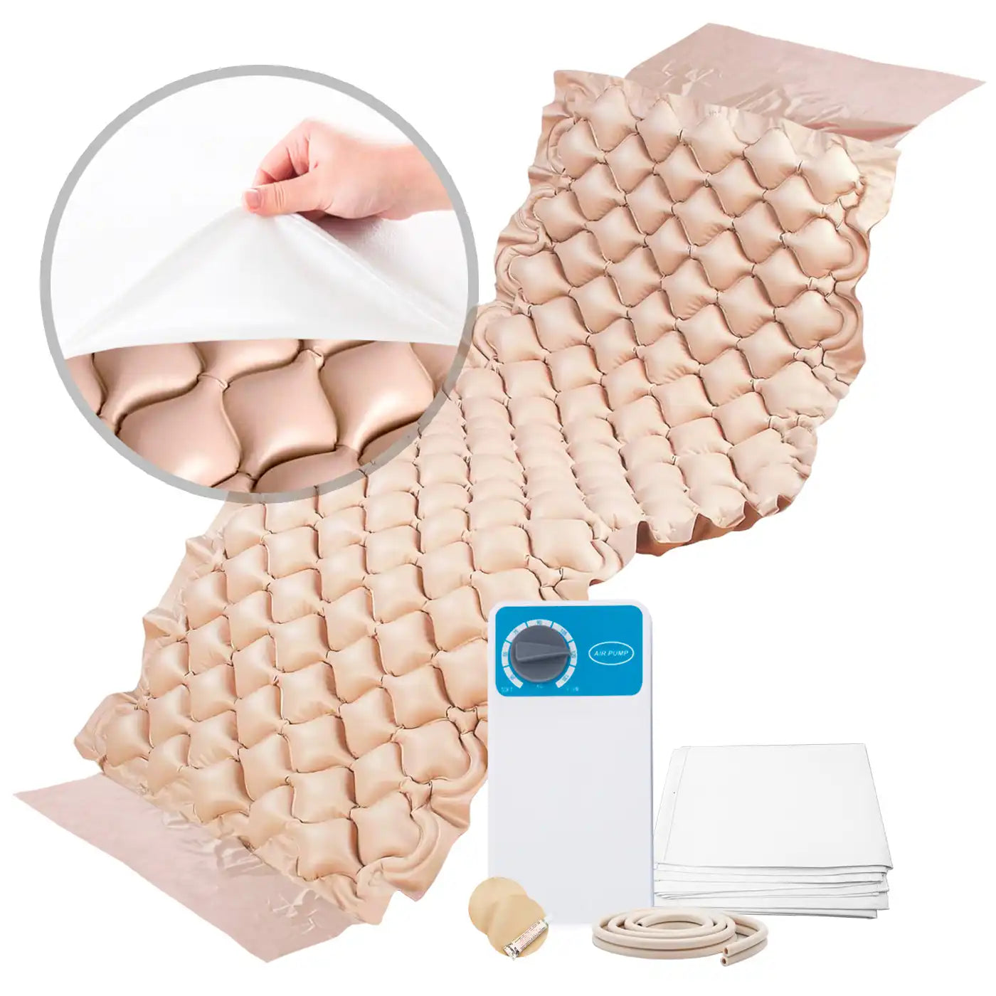 Colchón Antiescara Burbuja Con Motor