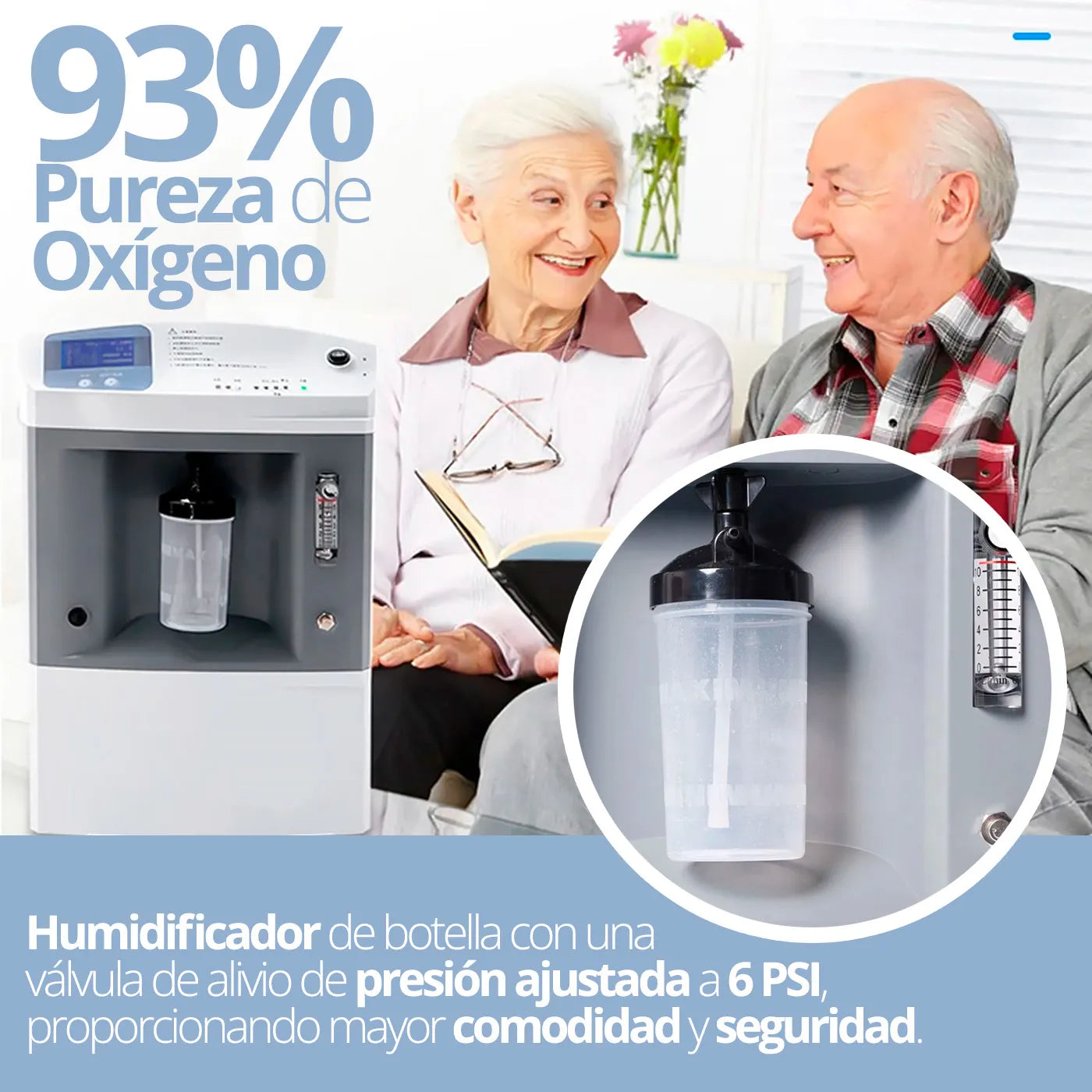 Concentrador de Oxígeno 10L/min Longfian JAY10 - TOPMEDIC