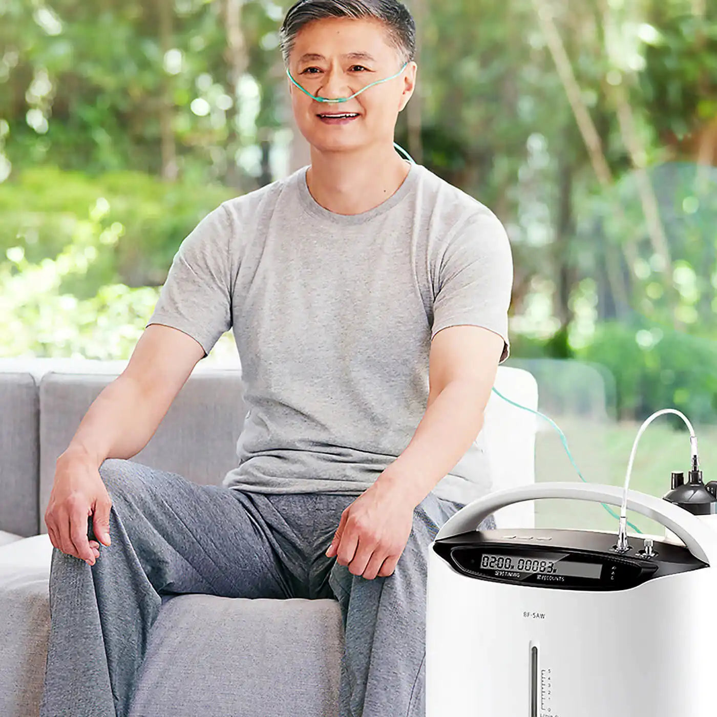 Concentrador de Oxígeno 8F 5AW Yuwell - TOPMEDIC