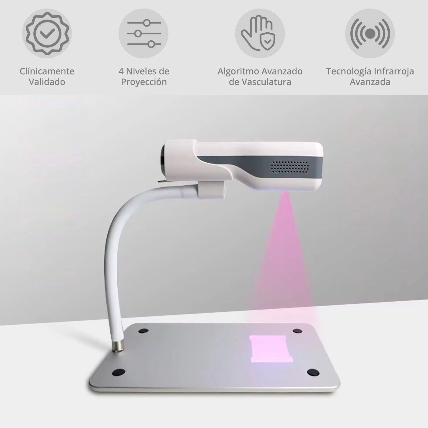Detector Localizador de Venas Sinohero HF410A + Soporte