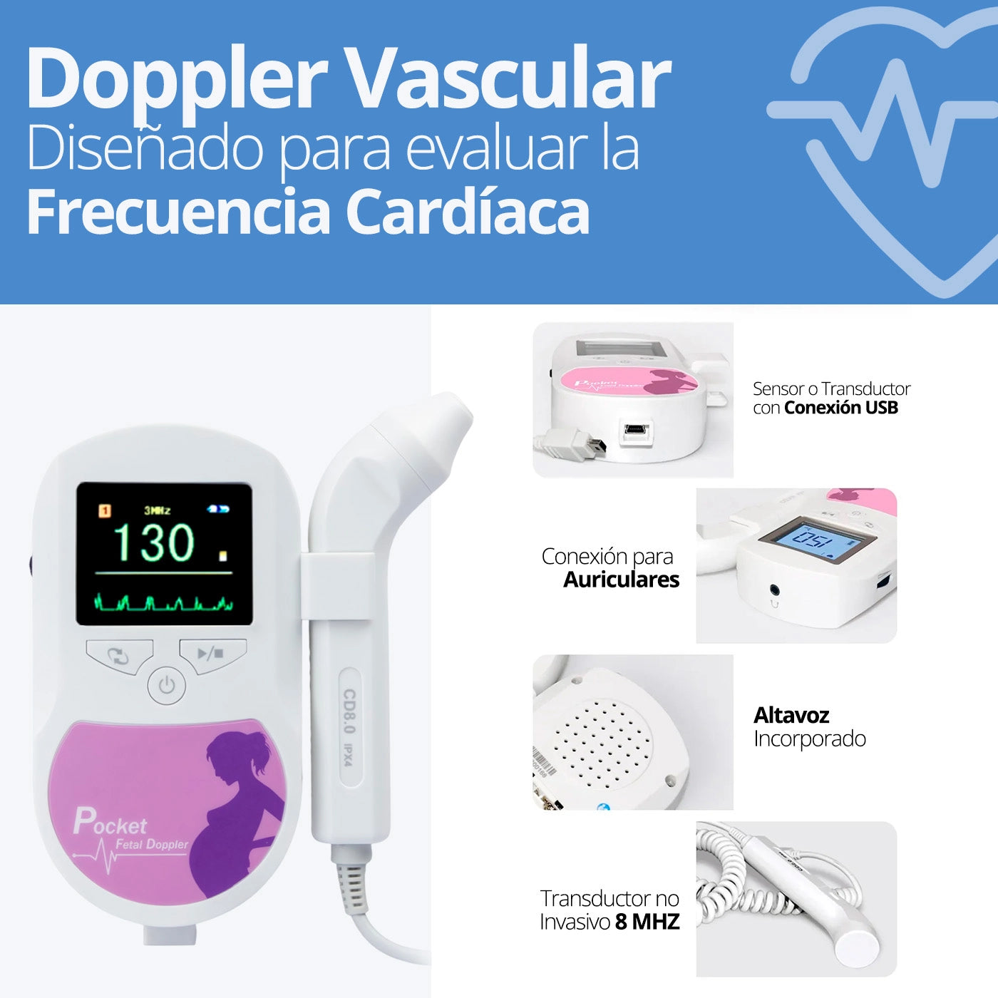 Sonoline C1 Contec: Doppler Vascular No Invasivo para Profesionales Médicos.