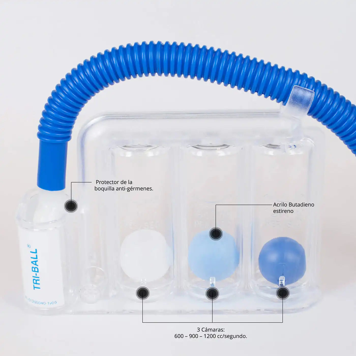 Triflo Ejercitador Pulmonar - TOPMEDIC
