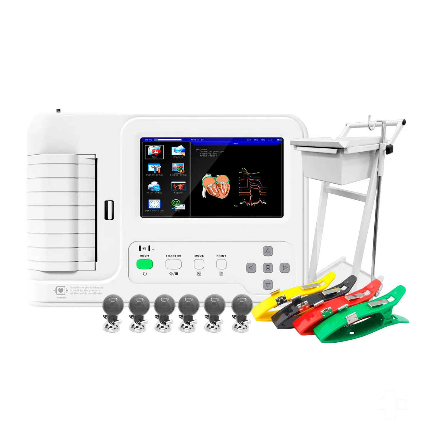 Electrocardiógrafo 6 Canales Contec 600G