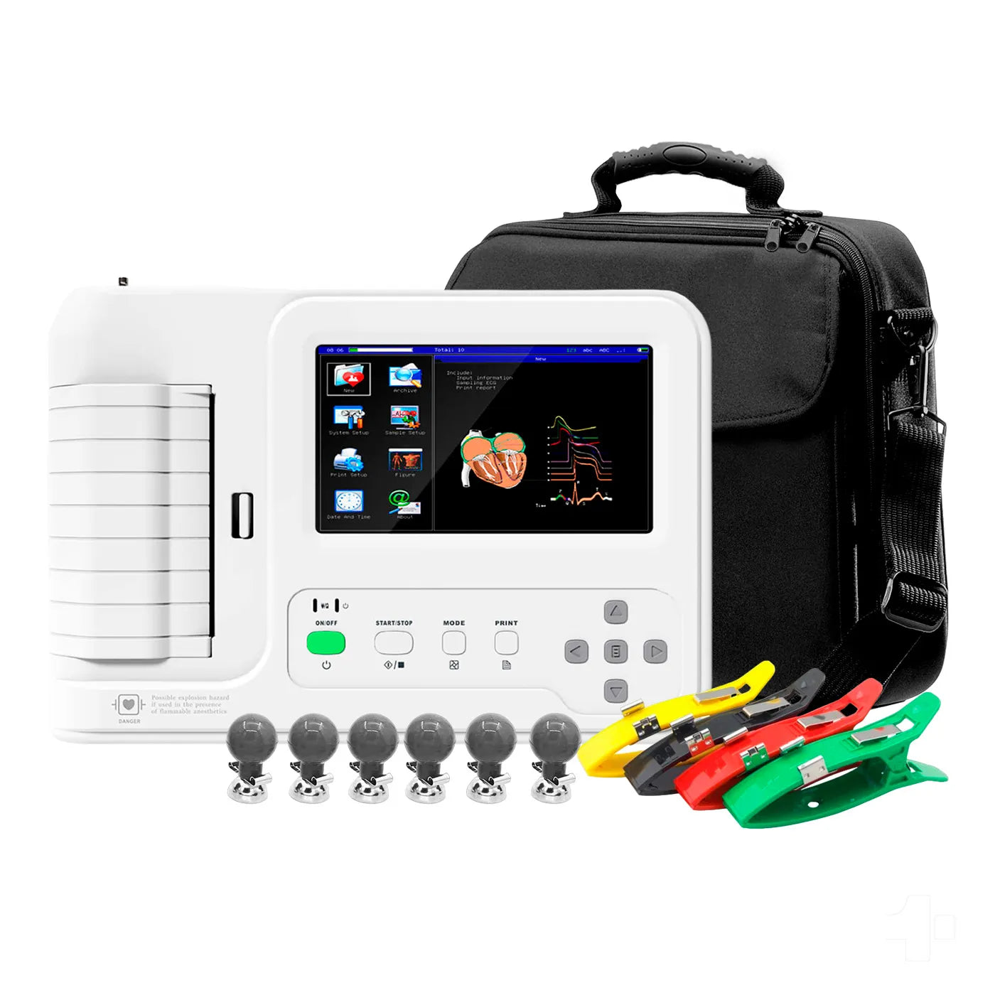 Electrocardiógrafo 6 Canales Contec 600G