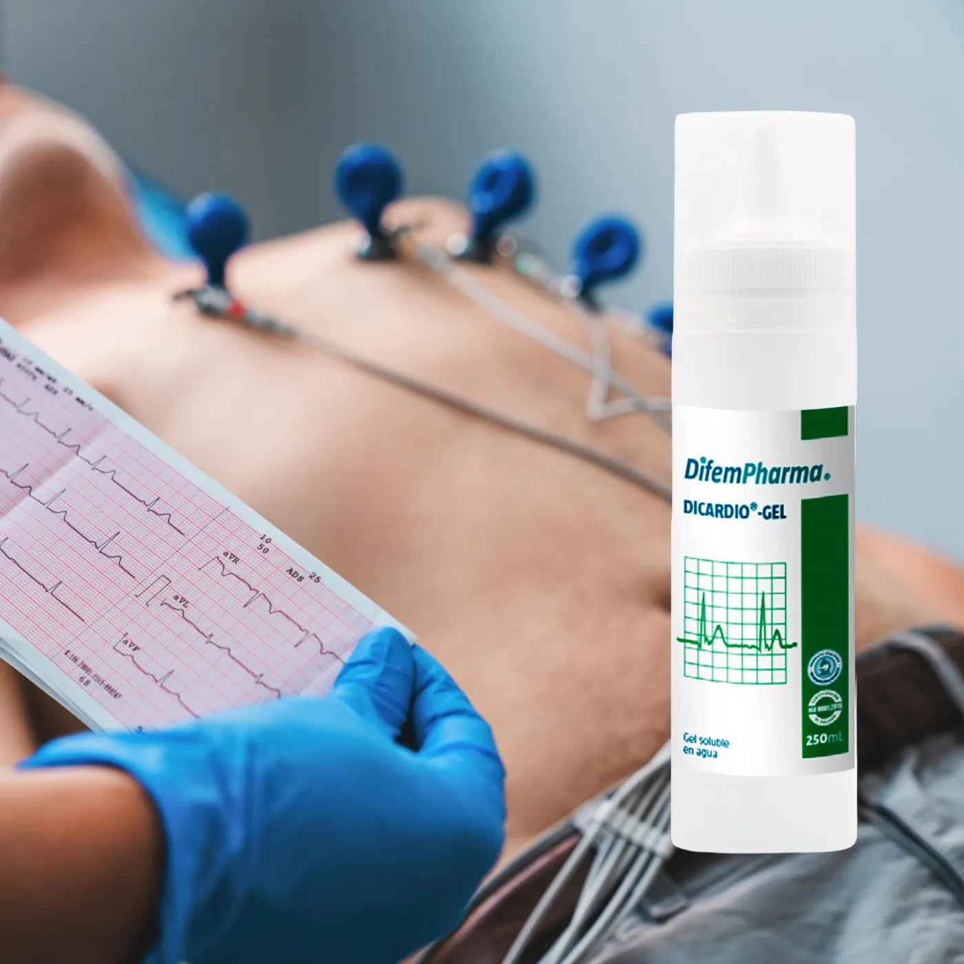 Gel Conductor DifemPharma Dicardio 250 ml - TOPMEDIC