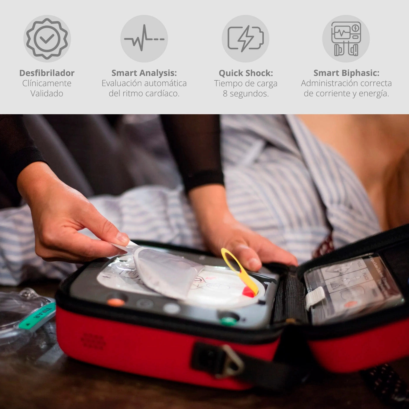 Desfibrilador DEA HeartStart HS1