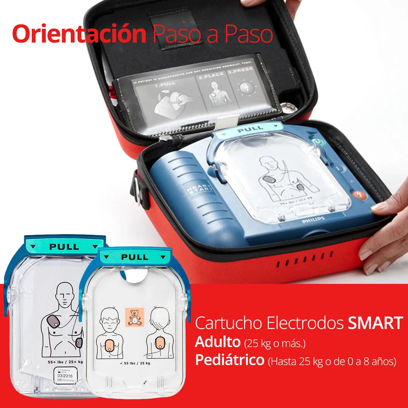 Desfibrilador DEA HeartStart HS1