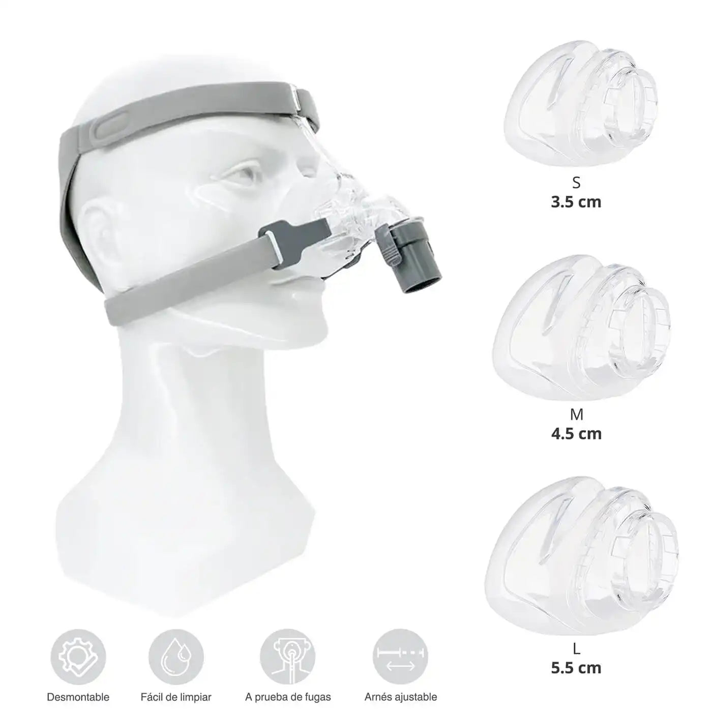 Mascarilla Nasal YN02 Yuwell - TOPMEDIC
