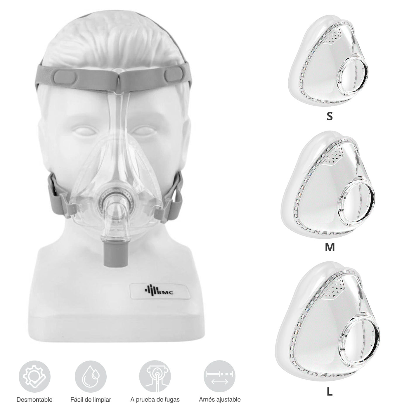 Máscara Cpap Oronasal F5 BMC