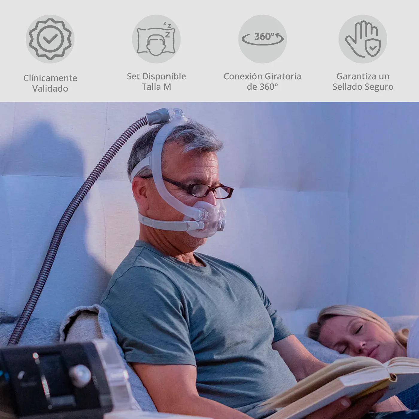 Mascarilla Oronasal AirFit F30i Resmed - TOPMEDIC