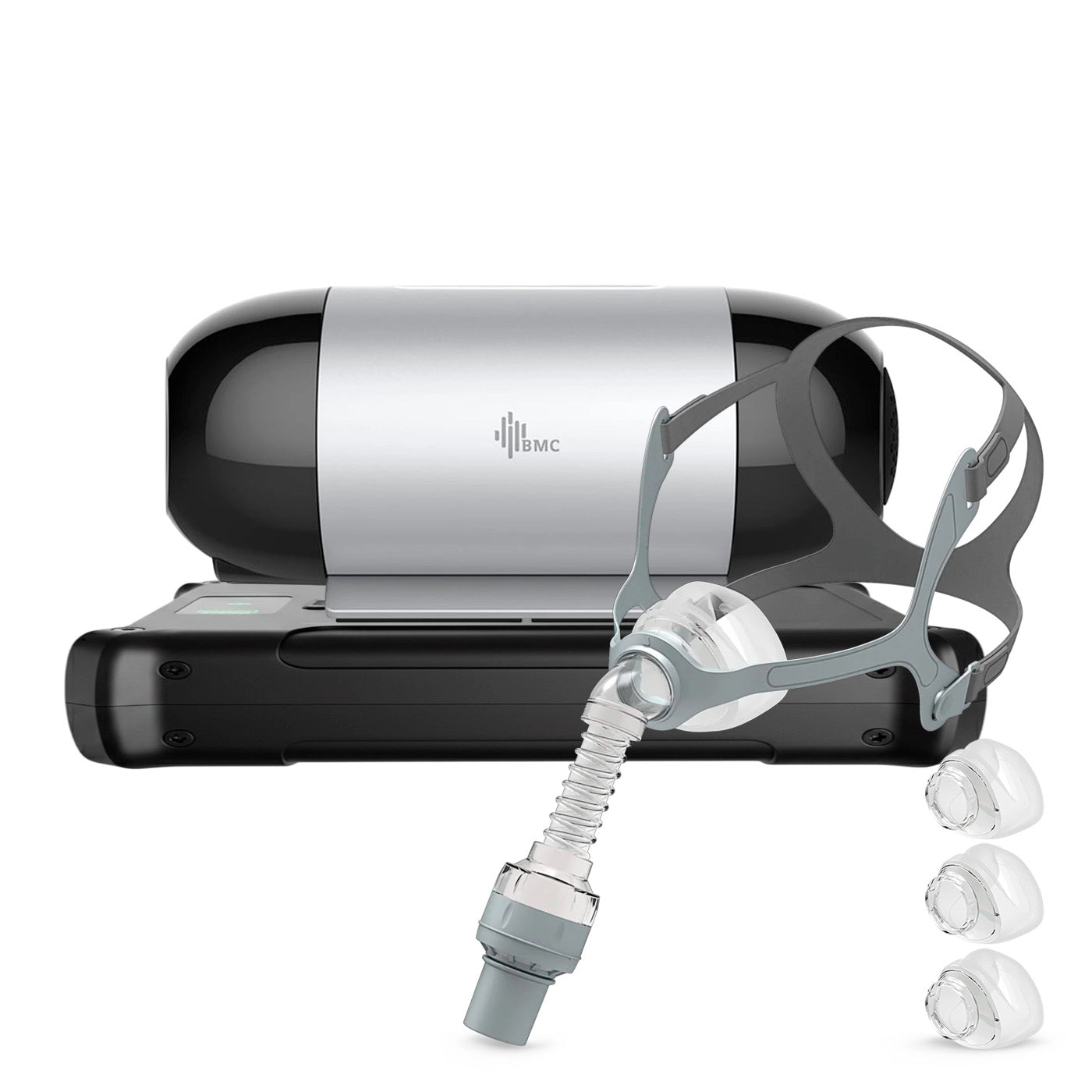 Auto Cpap Portátil BMC M1 Mini + Batería + Máscara Humidificadora