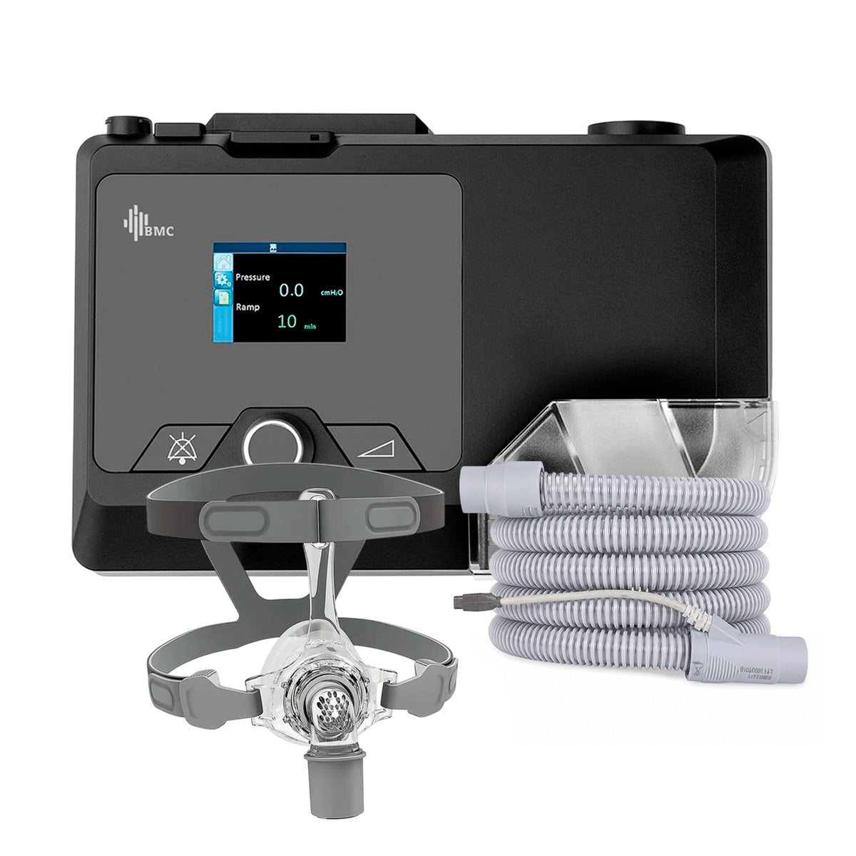 CPAP Fijo BMC G2S C20 + Máscara + Tubo Calefaccionado