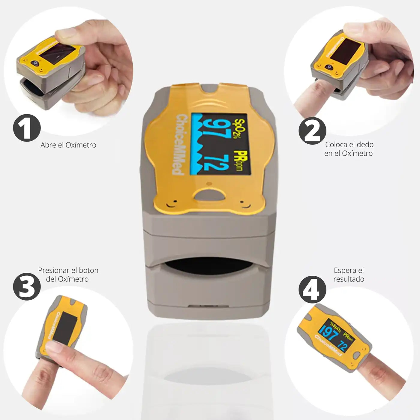 Oxímetro Saturómetro ChoiceMMed Pediátrico - TOPMEDIC