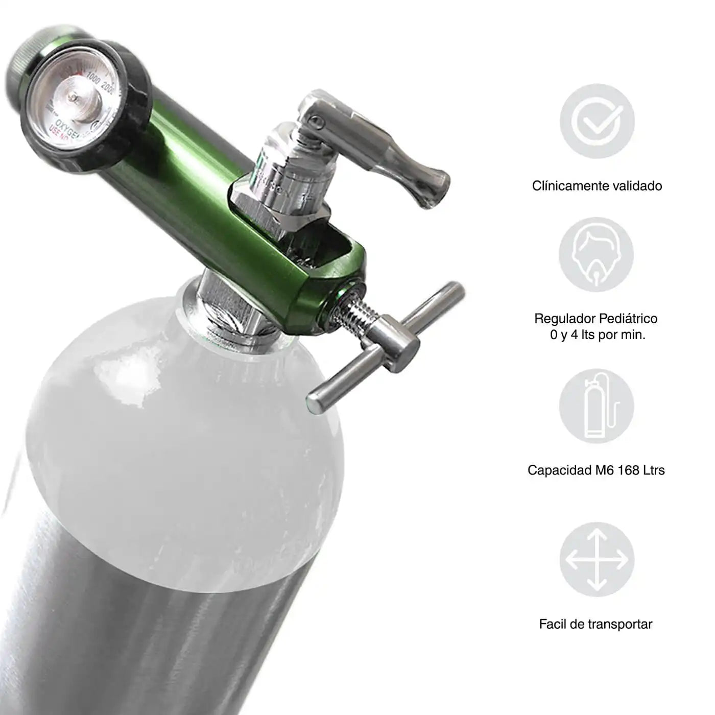 Concentrador de Oxígeno EverFlo con Kit Oxígeno Portátil - TOPMEDIC