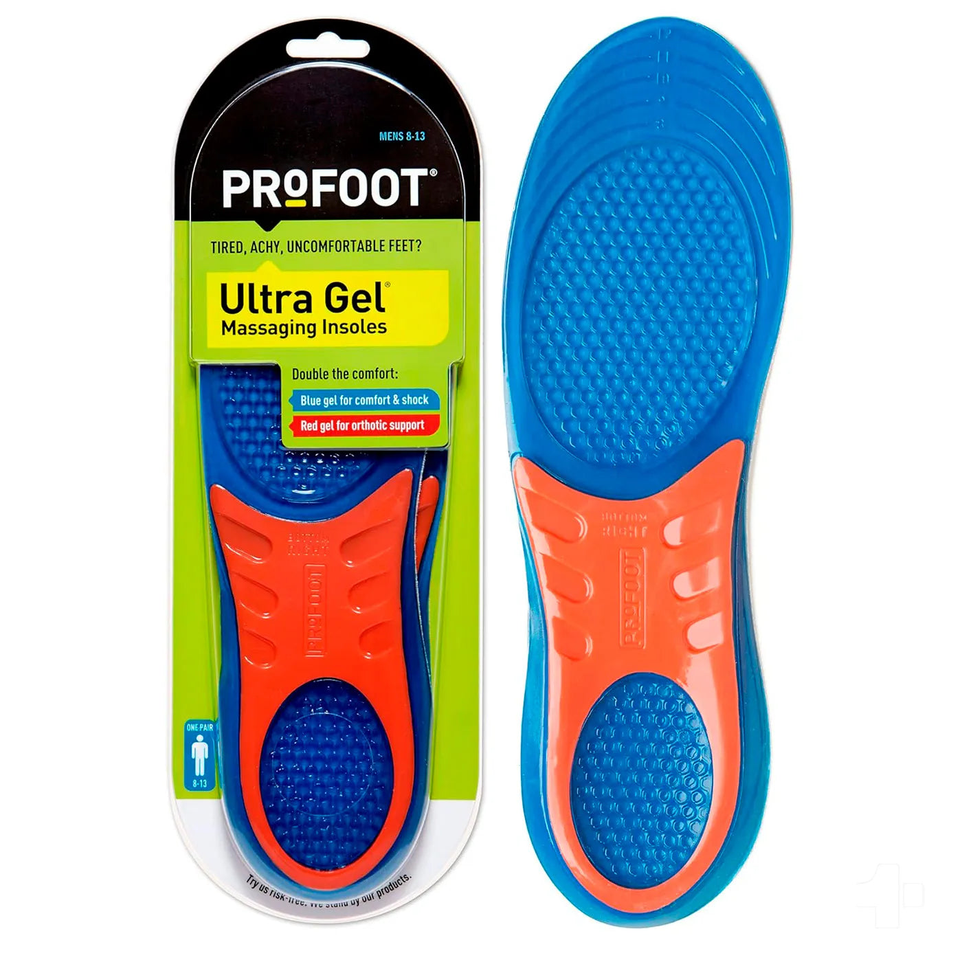 Plantillas Ortopédicas Recortable Masaje Ultra Gel Profoot - TOPMEDIC
