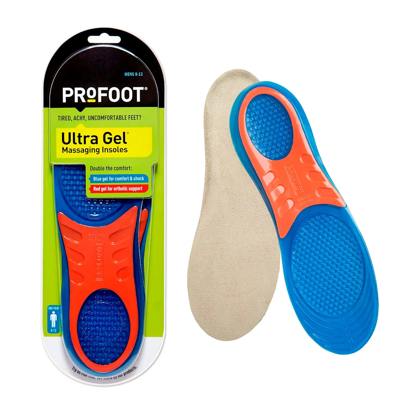 Plantillas Ortopédicas Recortable Masaje Ultra Gel Profoot - TOPMEDIC
