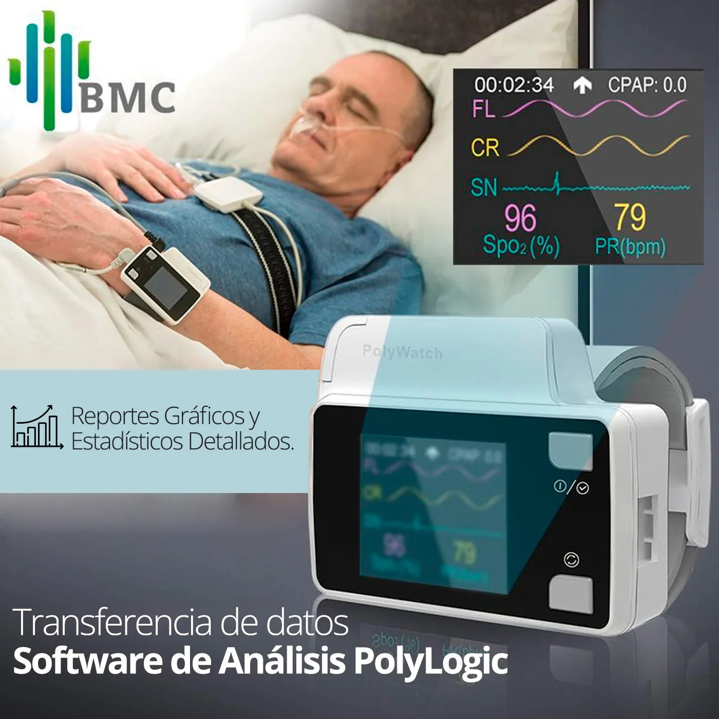 Polígrafo PolyWatch YH-600B Pro BMC