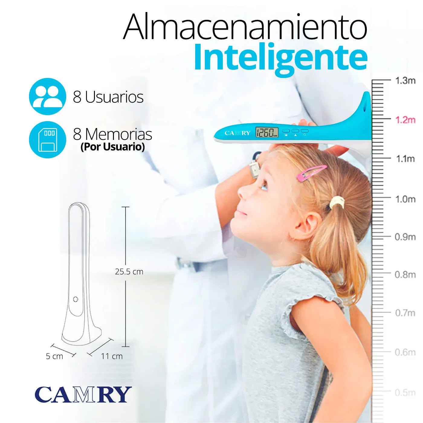 Tallímetro Camry Portátil Digital - TOPMEDIC