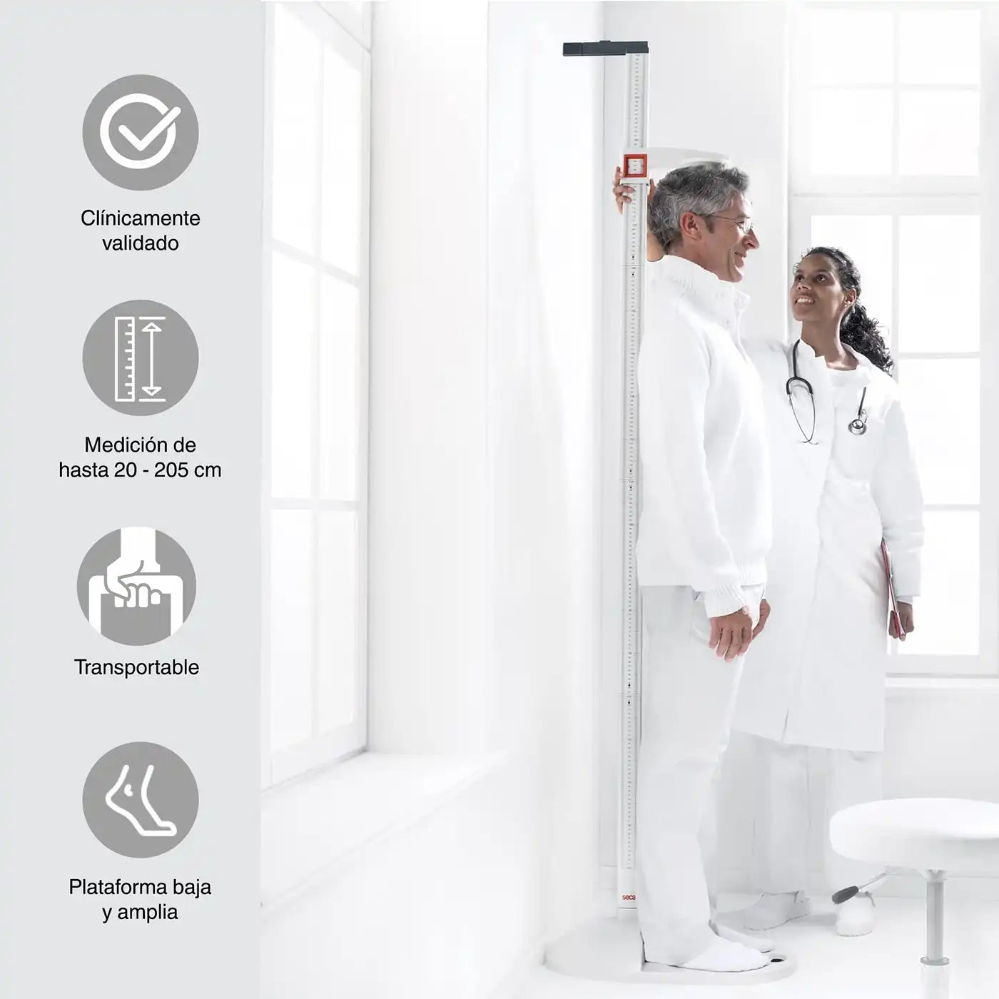 Tallímetro Portátil Seca 213 - TOPMEDIC
