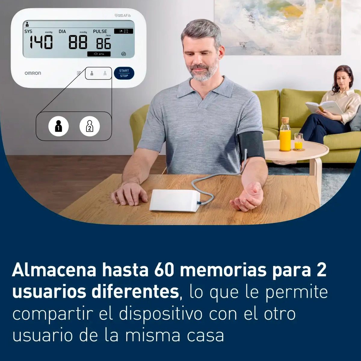 Toma Presión Omron 7196 M3 Comfort AFib