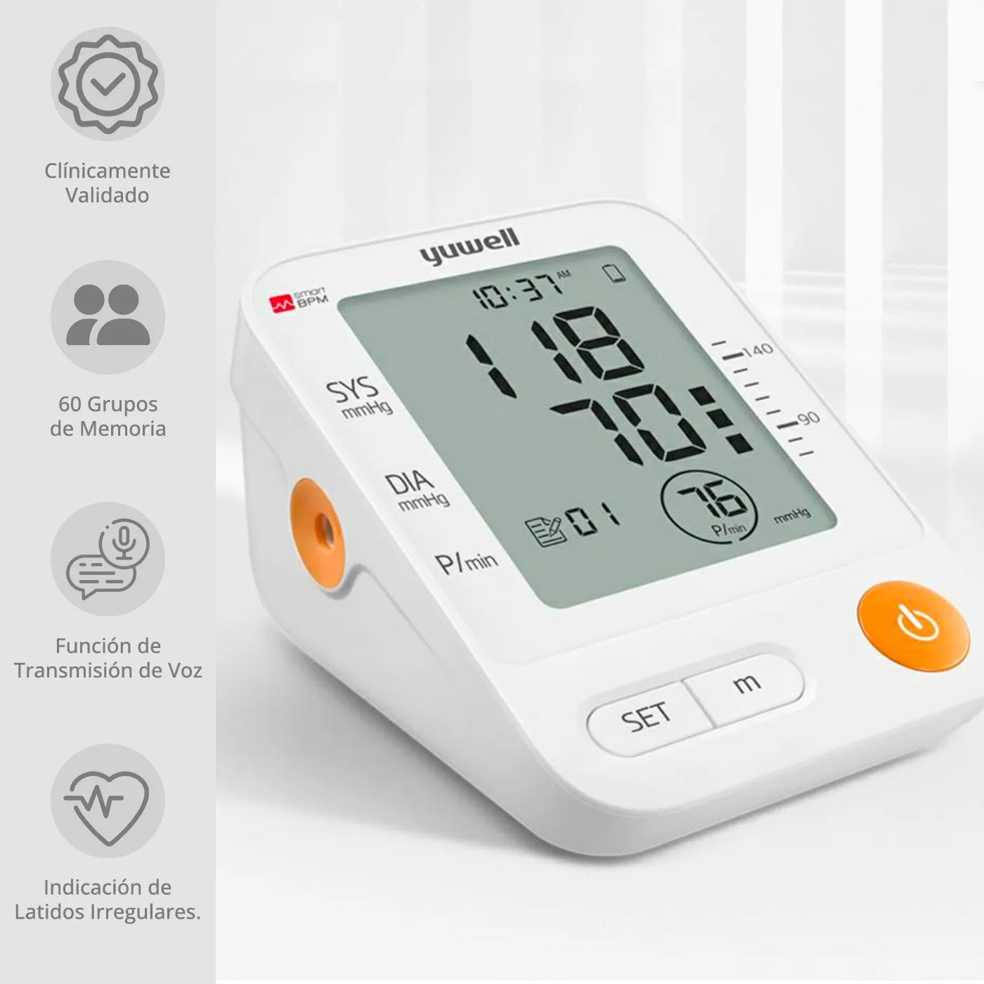 Toma Presión Yuwell YE670D - TOPMEDIC