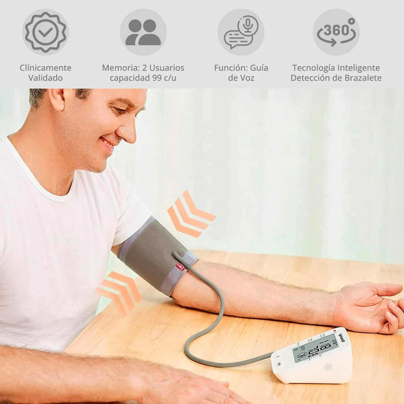 Toma Presión Yuwell YE680B - TOPMEDIC