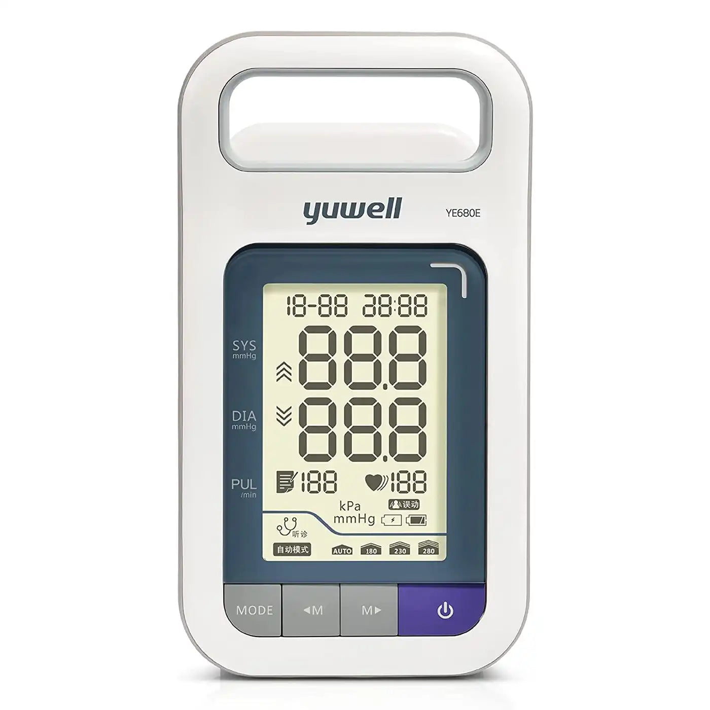 Toma Presión Yuwell YE680E Dual