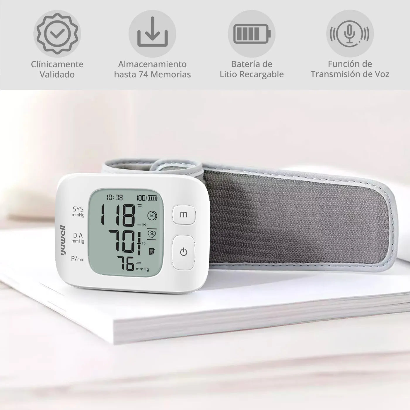 Toma Presión Yuwell YE8800AR - TOPMEDIC