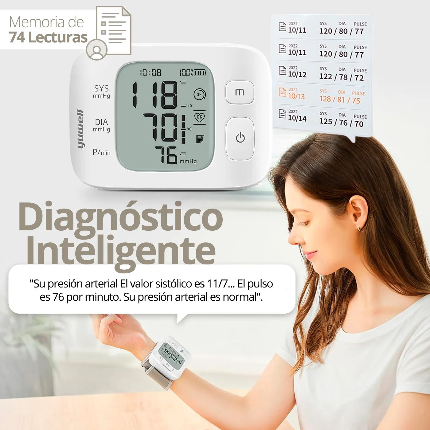 Toma Presión Yuwell YE8800AR - TOPMEDIC