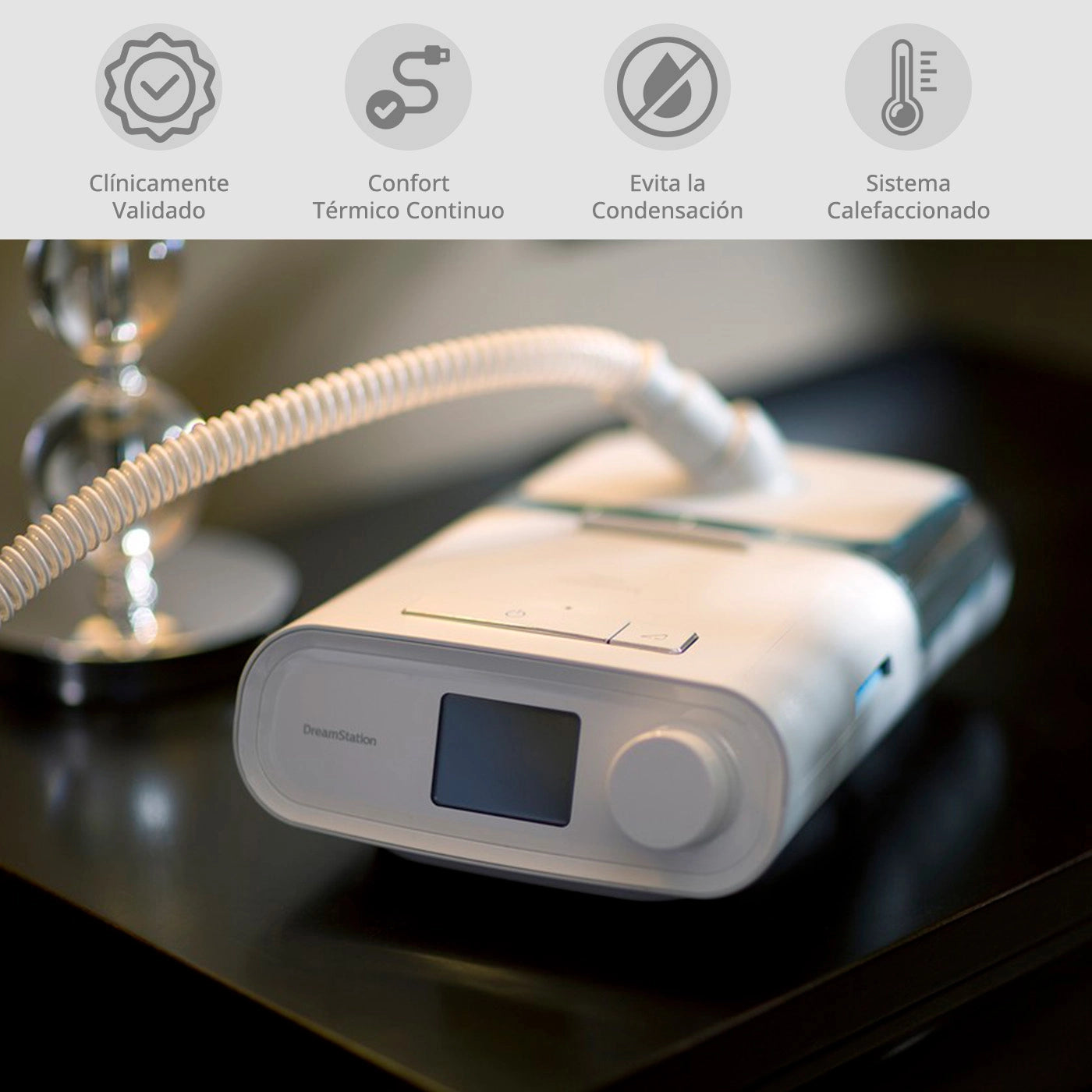 Tubo CPAP Calefactado DreamStation Philips Respironics - TOPMEDIC