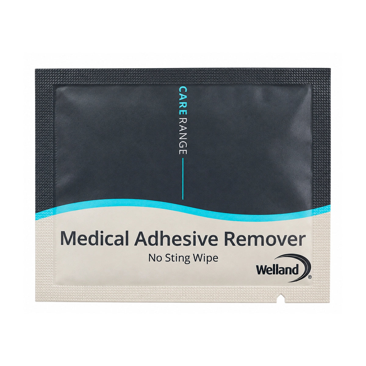 Removedor de pegamento para ostomía Welland con caja y toallita individual