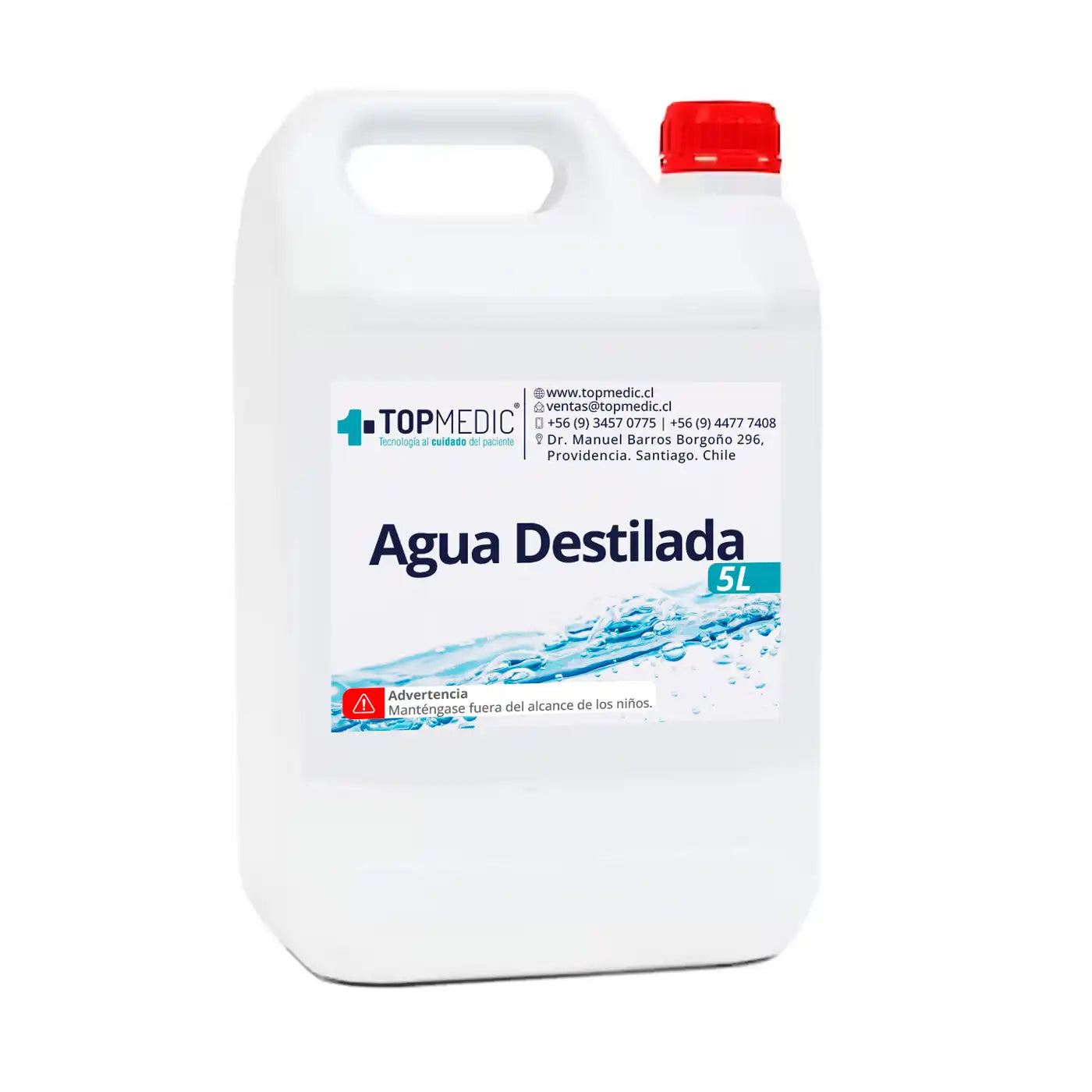 Agua Destilada - TOPMEDIC