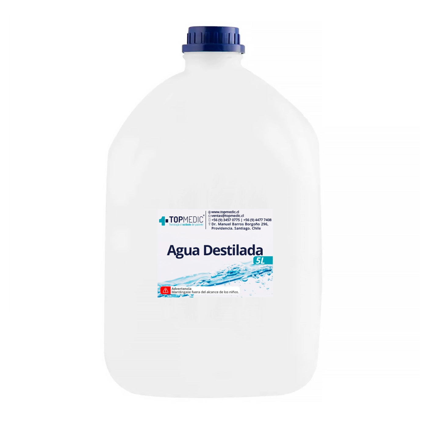Agua Destilada y Bidestilada Cpap TOPMEDIC