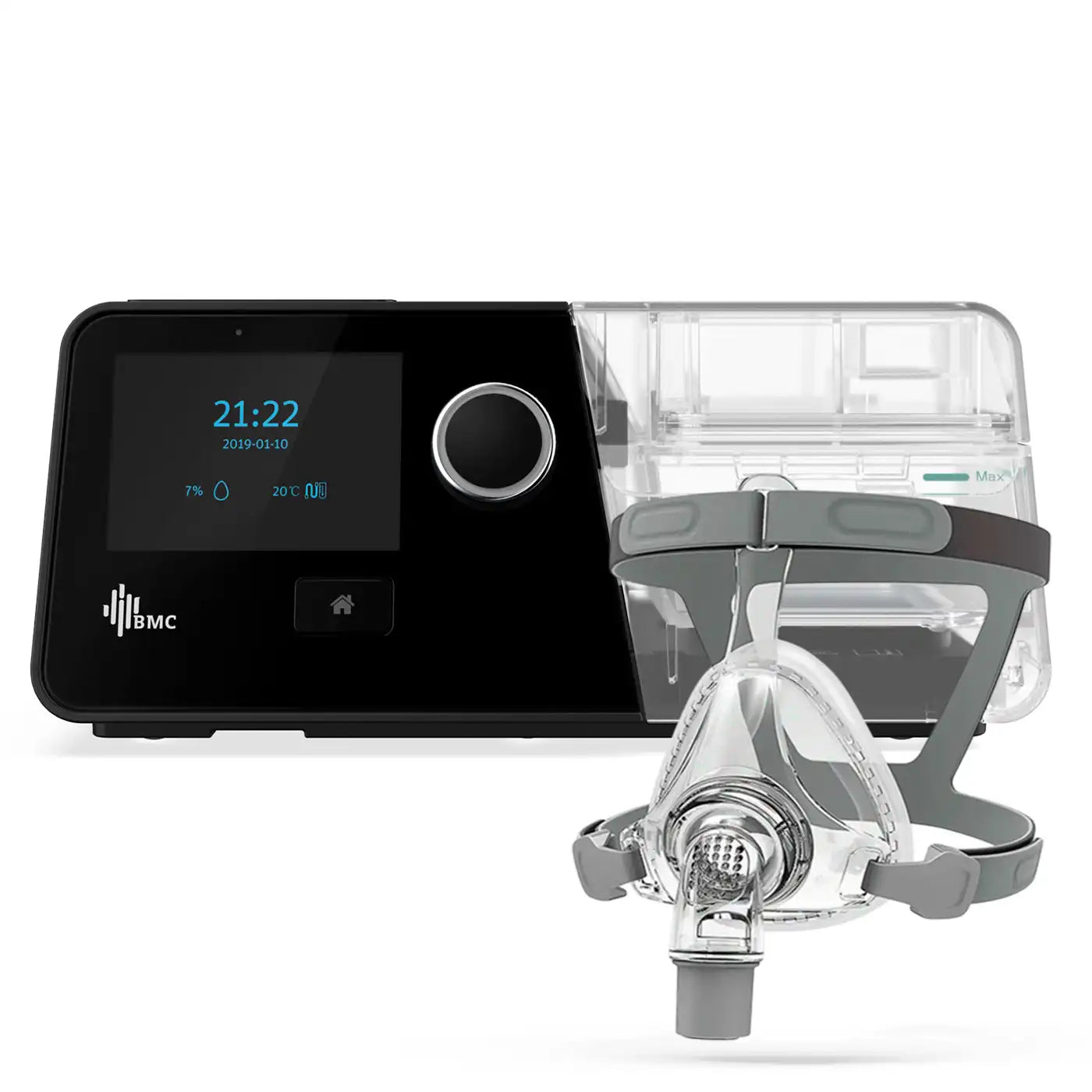Auto Cpap BMC G3 A20 con Máscara + Tubo Calefaccionado