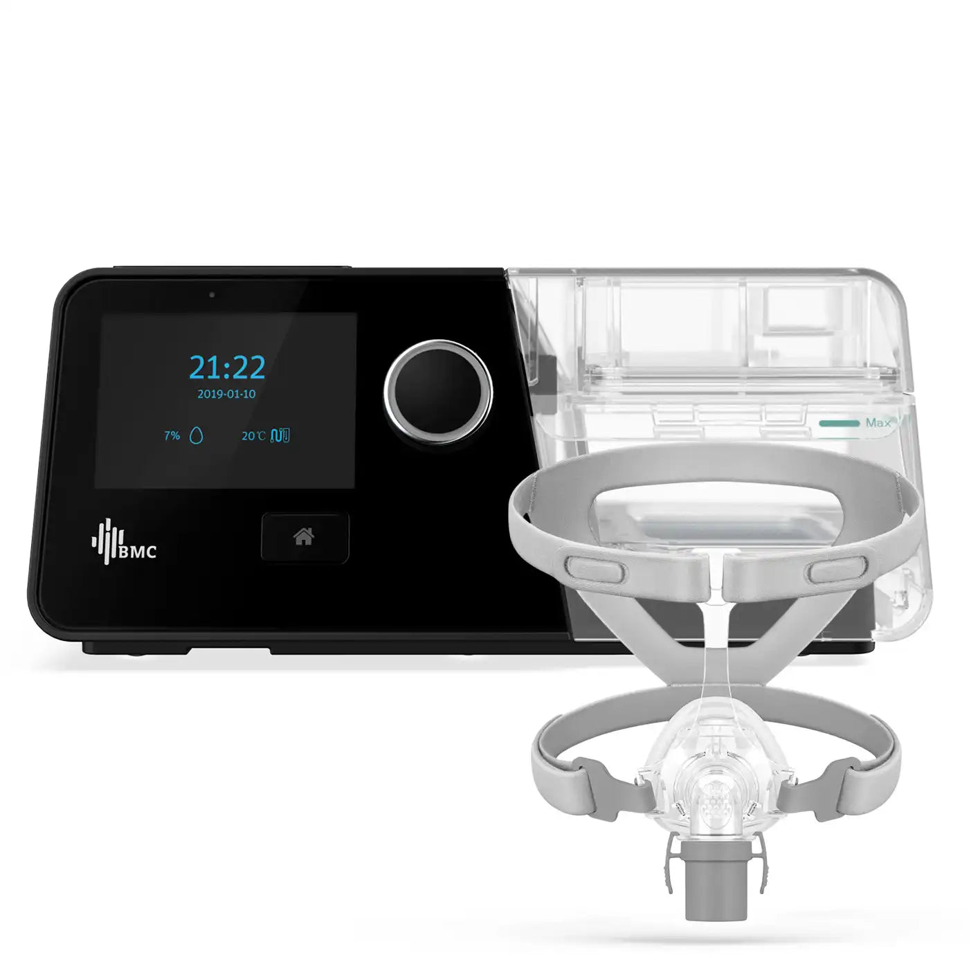 Auto Cpap BMC G3 A20 con Máscara y Tubo Calefaccionado