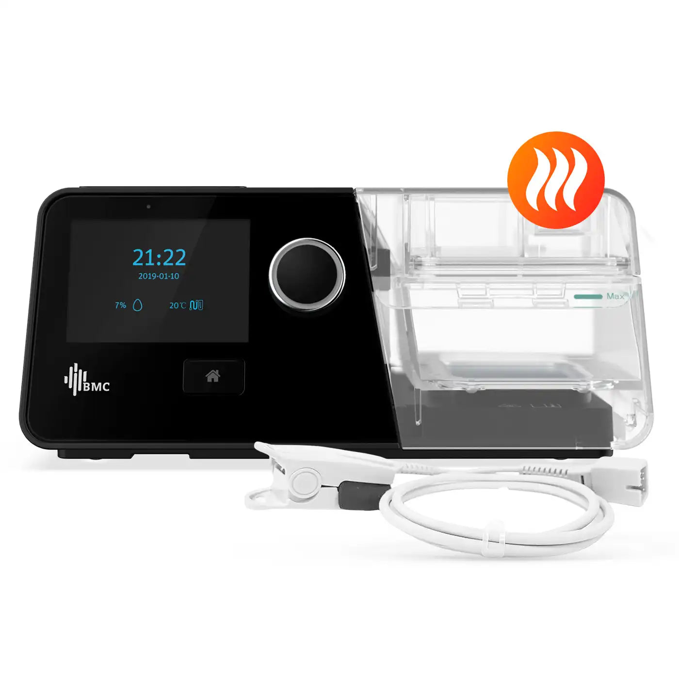 Auto Cpap BMC G3 A20 con Máscara Tubo Calefaccionado y Oxímetro