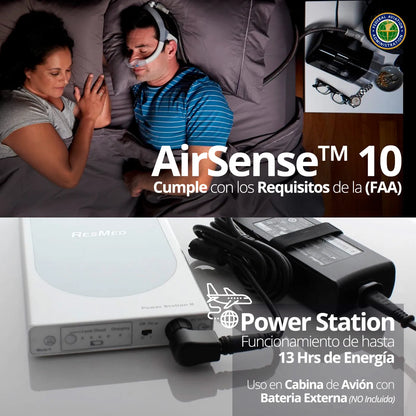 Auto Cpap ResMed AirSense 10 y Tubo Calefaccionado - TOPMEDIC